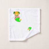 Jolis Elfes de Noël (Gant de toilette)