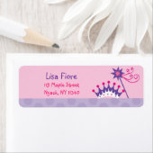 Jolis étiquettes de adresse de princesse Tiara (En situation)