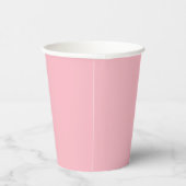 Jolis gobelets en papier rose doux (Droite)