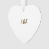 Jolis lapins de Pâques Léopard Bunny et Flower Bun (devant)