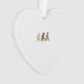 Jolis lapins de Pâques Léopard Bunny et Flower Bun (devant)