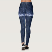 Jolis leggings bleu pluie (Dos)