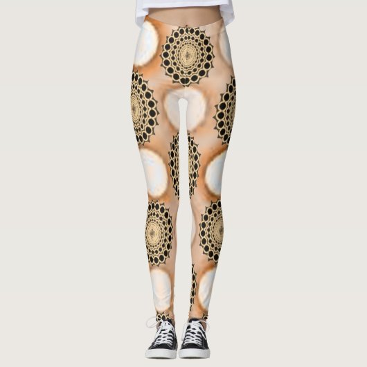 Jolis Leggings Circulaires Longs (Devant)