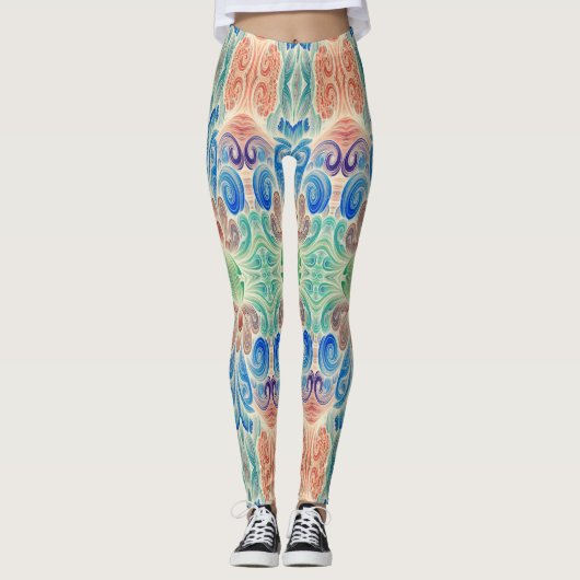 Jolis leggings colorés tendance "Ratti_Creative_Ar (Devant)