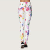 Jolis leggings d'armature de peinture (Dos)