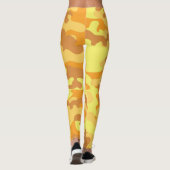 Jolis leggings de camouflage jaune (Dos)