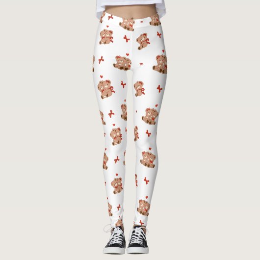 Jolis leggings de YOGA imprimés (Devant)