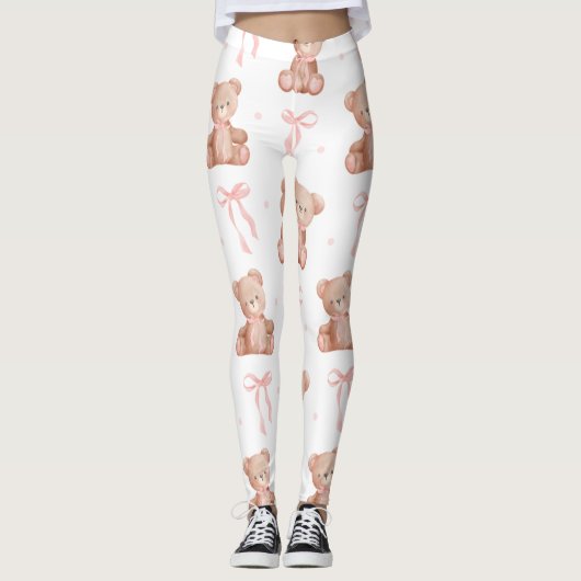 Jolis leggings de YOGA imprimés (Devant)