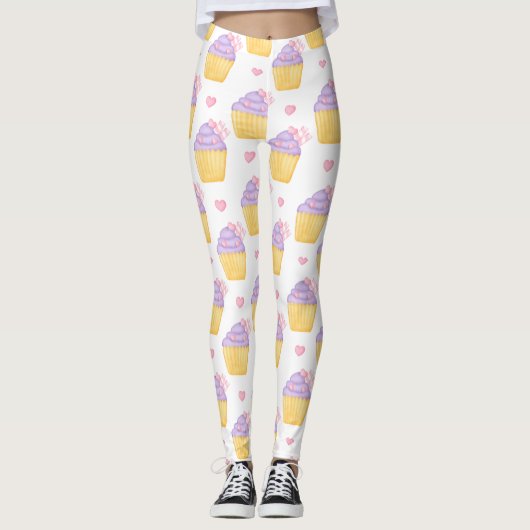 Jolis leggings de YOGA imprimés (Devant)
