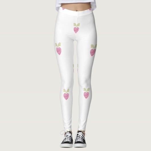 Jolis leggings de YOGA imprimés (Devant)