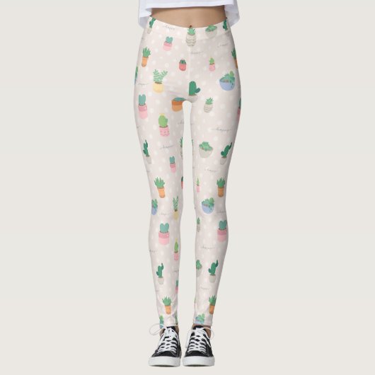 Jolis leggings de YOGA imprimés (Devant)