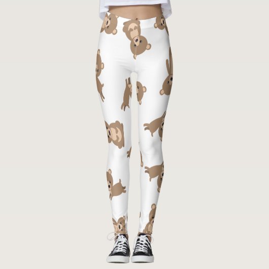 Jolis leggings de YOGA imprimés (Devant)