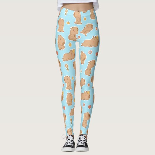 Jolis leggings de YOGA imprimés (Devant)
