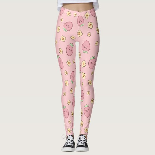 Jolis leggings de YOGA imprimés (Devant)