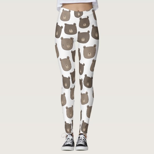 Jolis leggings de YOGA imprimés (Devant)