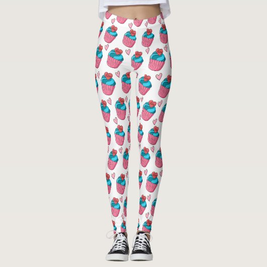 Jolis leggings de YOGA imprimés (Devant)