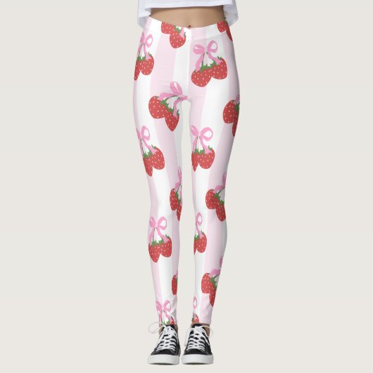 Jolis leggings de YOGA imprimés (Devant)