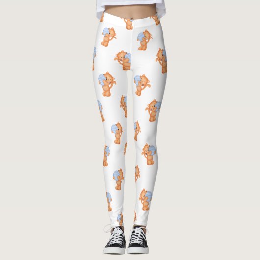 Jolis leggings de YOGA imprimés (Devant)