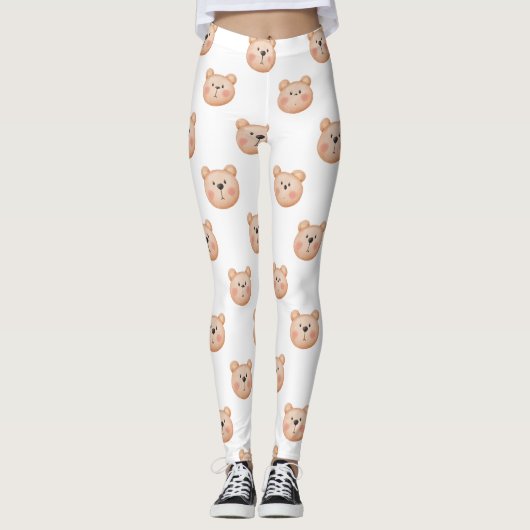 Jolis leggings de YOGA imprimés (Devant)