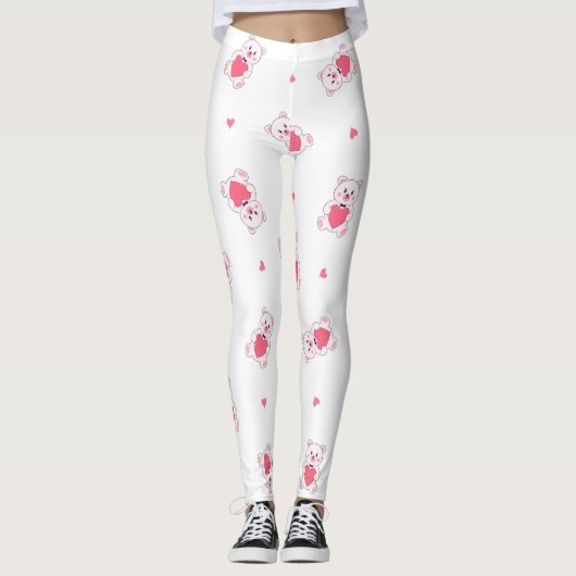 Jolis leggings de YOGA imprimés (Devant)