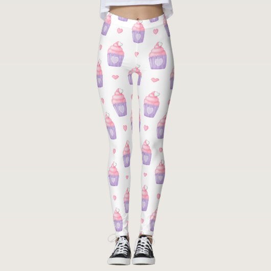 Jolis leggings de YOGA imprimés (Devant)