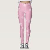 Jolis Leggings Floraux Roses (Devant)