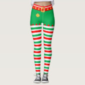 Jolis leggings rayés d'elfe (Devant)