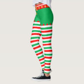 Jolis leggings rayés d'elfe (Gauche)