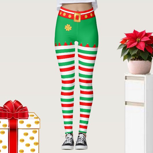 Jolis leggings rayés d'elfe