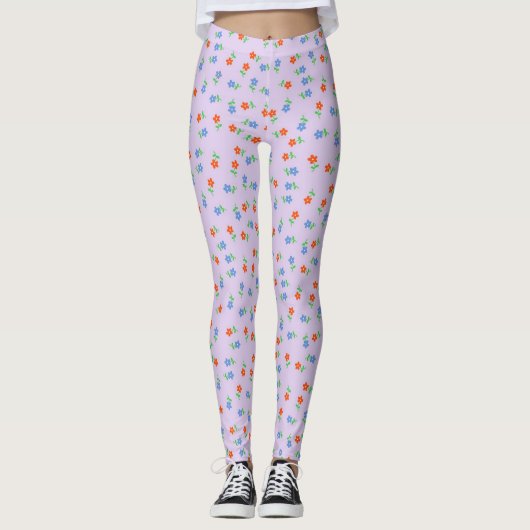 Jolis leggings violets (Devant)