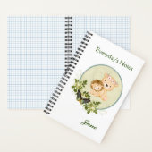 Jolis lions - cahier spiralé (À l'intérieur)