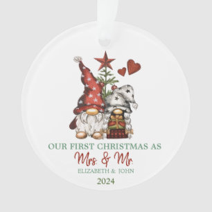 Jolis nains sapin notre premier Noël