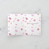 Jolis Pétales de Rose Rose Pêche Eau Merci (Intérieur)