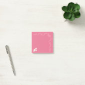 Jolis Post-it Notes Carnet Lapin Rose Ruban (Bureau)