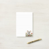 Jolis Post-it® Notes Lignés Souris de Campagne 3M (Sur un bureau)
