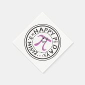 Jolis serviettes en papier pour la Journée de Pi (Coin)