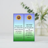 Jolis signets de versets bibliques Carte postale (Debout devant)