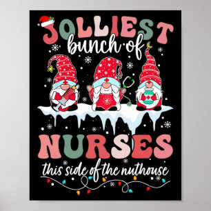 Jolliest bos van verpleegkundigen aan deze kant va poster