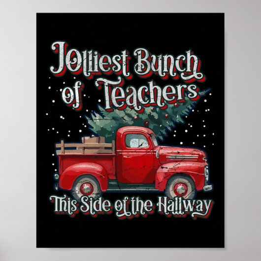 Jolliest groep leraren aan deze kant van de gang poster (Voorkant)