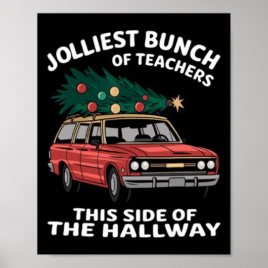 Jolliest groep leraren aan deze kant van de gang poster (Voorkant)