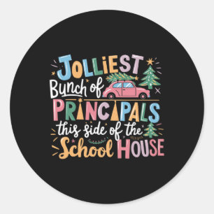 Jolliest stelletje van de directeuren aan deze kan ronde sticker