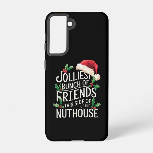 Jolliest stelletje vrienden xmas matching sarcasti samsung galaxy hoesje (Achterkant)