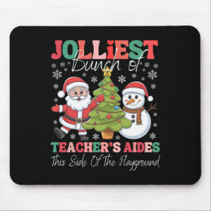 Jolliest Teacher's Aides Kerst Speeltuin Fun Muismat