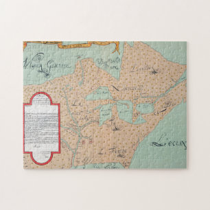 JOLLIET: NOORD-AMERIKA 1674 LEGPUZZEL