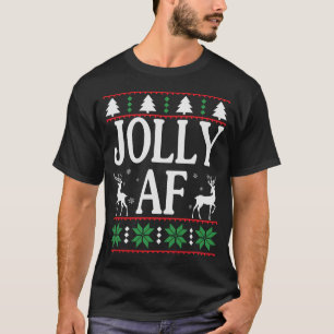 Jolly AF Cool Sassy Kersttrui T-shirt