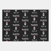 Jolly AF Funny kerstset Inpakpapier Vel (Voorkant)