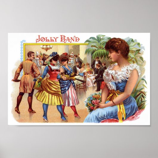 Jolly Band Cigar Label Poster (Voorkant)
