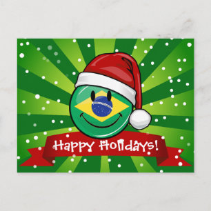 Jolly Braziliaanse kerststijl Feestdagenkaart