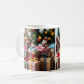 Jolly & Bright: Schattige kerst koffie Mok (Voorkant links)