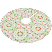 Jolly Christmas Rood Groen Roze Merry Star Patroon Kerstboom Rok (Gekanteld)